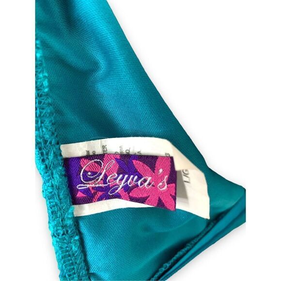 90’s Lace Sleeveless Tube Lace Dress L - Picture 3 of 7